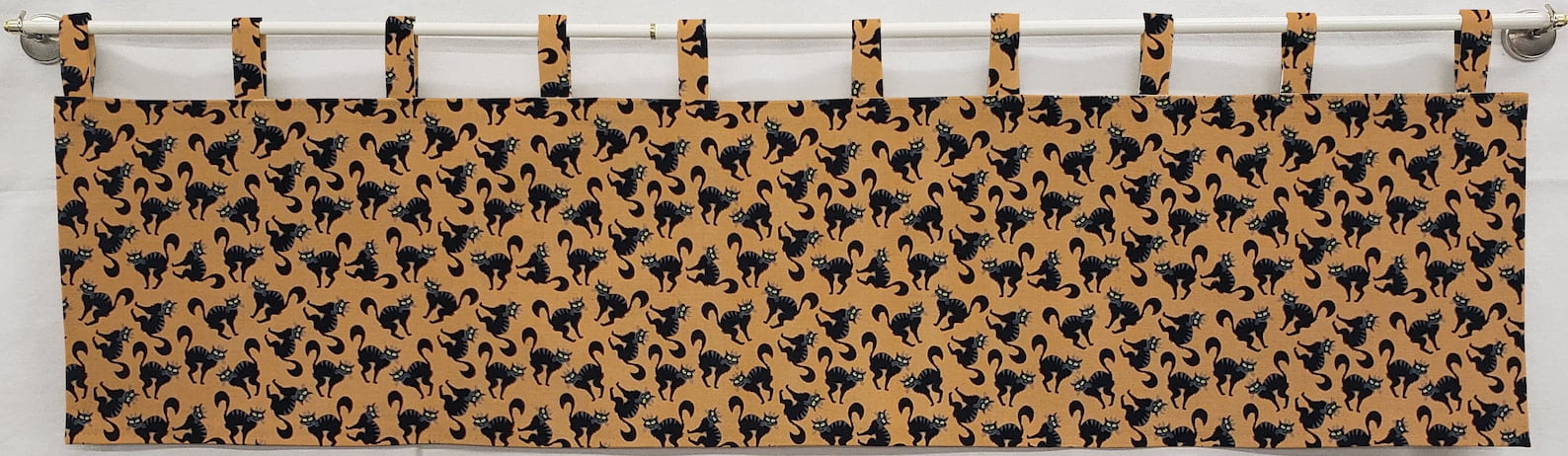 Halloween Tab Top Curtains by Penny's Needful Things (Unlined) (24 Inch ...