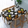 thumbnail image 1 of Halloween Table Cloth Rectangle Table 54x72in, spider web pumpkin halloween Water-Repellent Table Cover Halloween Decor, Tablecloth Wrinkle Resistance for Halloween Decorations, 1 of 6