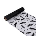 thumbnail image 1 of Halloween Table Cloth Roll, 1x15ft Spider Web Bat Tablecloth Roll Mesh Placemat Table Runner Cover for Banquets, Festivals, Parties, Birthdays, 1 of 5
