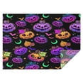 thumbnail image 1 of Halloween Table Cloth Wrinkle Resistant Washable Tablecolths Table Covers Evil Pumpkin Ghost Rectangle Tablecloth for Halloween Party Decorations Favors, 1 of 1