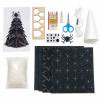 thumbnail image 1 of Halloween Table Decor Sewing Craft Kit Black Cat Tree 7.48 Inch 3D Quilted Patchwork Fabric DIY Set for Adults Beginners Holiday Home Party Decor Gift, 1 of 11
