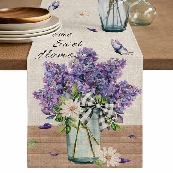 Halloween Table Runner 36 Inches, Red Blood Scary Splash Fall Holiday Bed Runner Dresser Scarves Tabletop for Indoor Outdoor Parties/Ceremony/Banquet, 13"x 36"