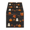 thumbnail image 1 of Halloween Table Runner, 72x13 Inch Linen Decorative Table Linen for Thanksgiving Dining Party Home Decor, 1 of 5