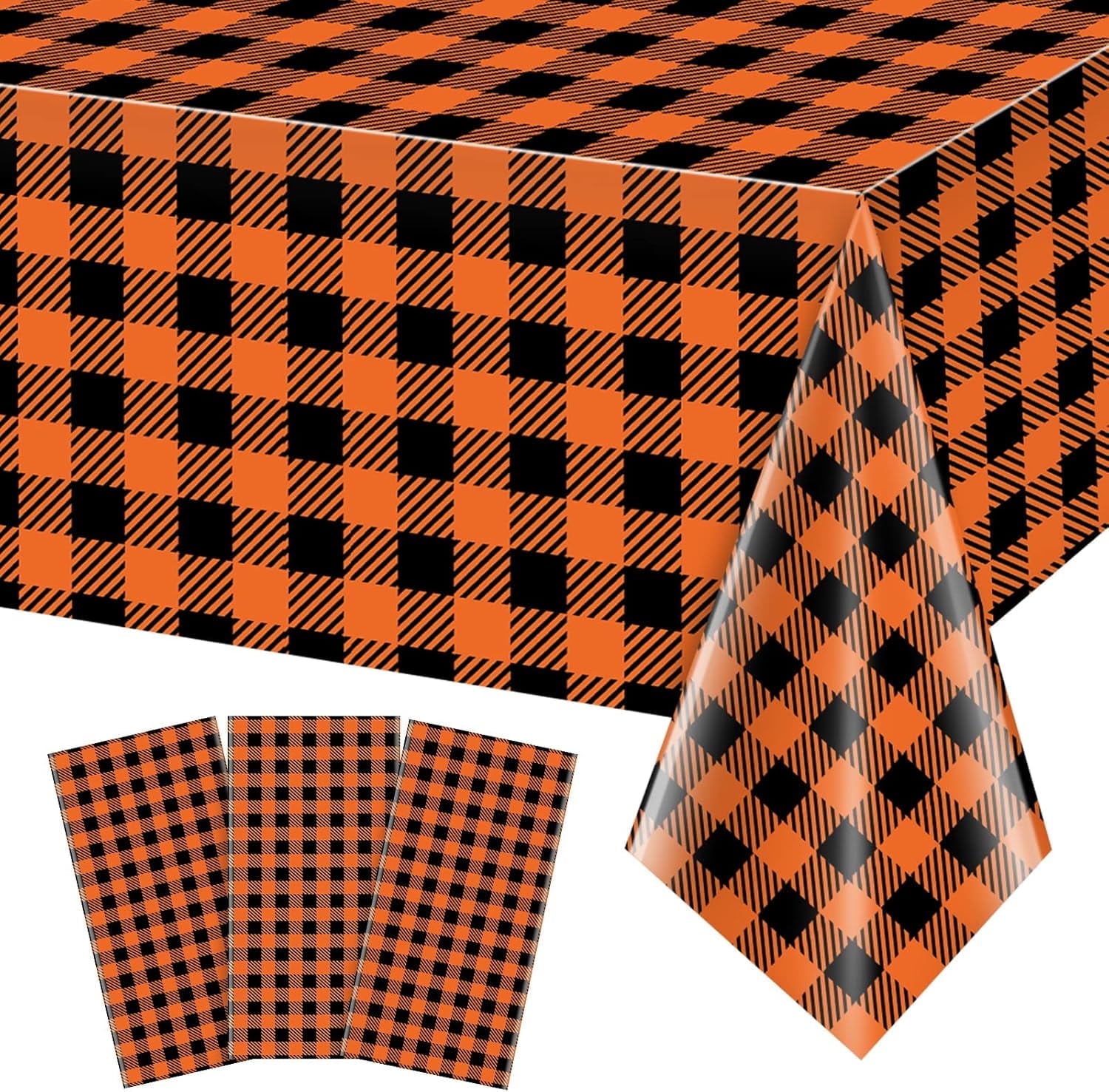 3 Pcs Fall In Love Tablecloths, Fall Bridal Shower Decorations Autumn Wine Floral...