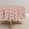 thumbnail image 1 of Halloween Tablecloth 60×104 Inch Rectangular, Cute Ghost Black Washable Table Cover for Party Picnic Dinner Decor, 1 of 1