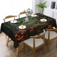 thumbnail image 1 of Halloween Tablecloth 60" X 84" Rectangular, Halloween Scary Night Washable Table Cloth Cover for Party Picnic Dinner Decor, 1 of 1