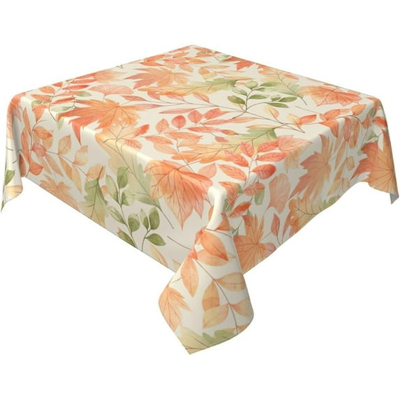 Halloween Tablecloth 60 inch Round, Durable Table Cover for Kitchen Dining Room, Holiday Tablecloth for Party Dinner