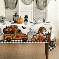 thumbnail image 1 of Halloween Tablecloth 60x84 Inch Rectangular, Ghost Pumpkin Washable Table Cover for Party Picnic Dinner Decor, 1 of 6