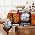 thumbnail image 1 of Halloween Tablecloth, Halloween Table Cloth Rectangle Table, Castle Tomb Zombie Ideal Gifts, 60×84in, 1 of 6