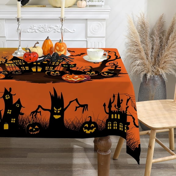 Halloween Tablecloth - Halloween Table Decor for Outdoor Indoor