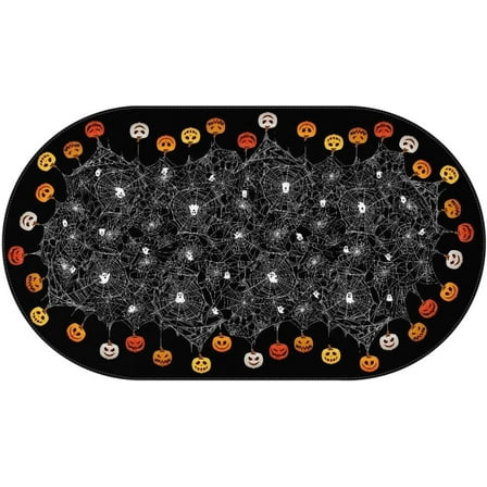 Halloween Tablecloth Oval 60x102 Inch