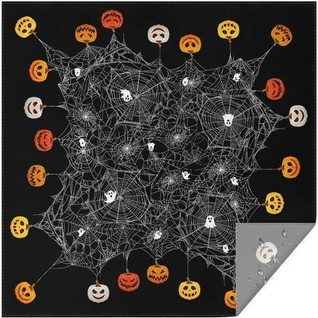 Halloween Tablecloth Square 60 Inch