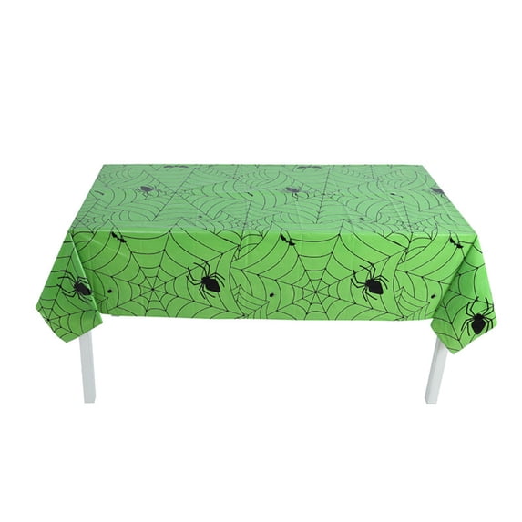 Halloween Tablecloth for Theme Party Decoration, Green