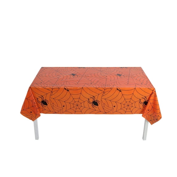 Halloween Tablecloth for Theme Party Decoration, Orange