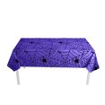 thumbnail image 1 of Halloween Tablecloth for Theme Party Decoration, Purple, 1 of 5