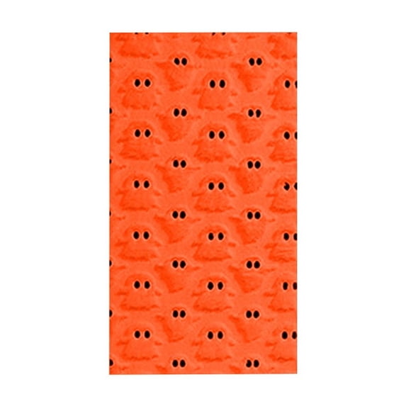 Halloween Tablecloth with Ghost Pumpkin Design, Washable Rectangular Table Cover for Party Picnic Dinner, Three-Dimensional Halloween Table Runner