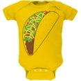 thumbnail image 1 of Halloween Taco Food Costume Soft Baby One Piece Yellow 18-24 M, 1 of 1