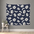 thumbnail image 1 of Halloween Tapestry Halloween Decor, halloween pumpkin bats Wall Tapestry Aesthetic, Halloween Decorations Tapestry Wall Hanging for Bedroom, Livingroom - 60x51in, 1 of 6