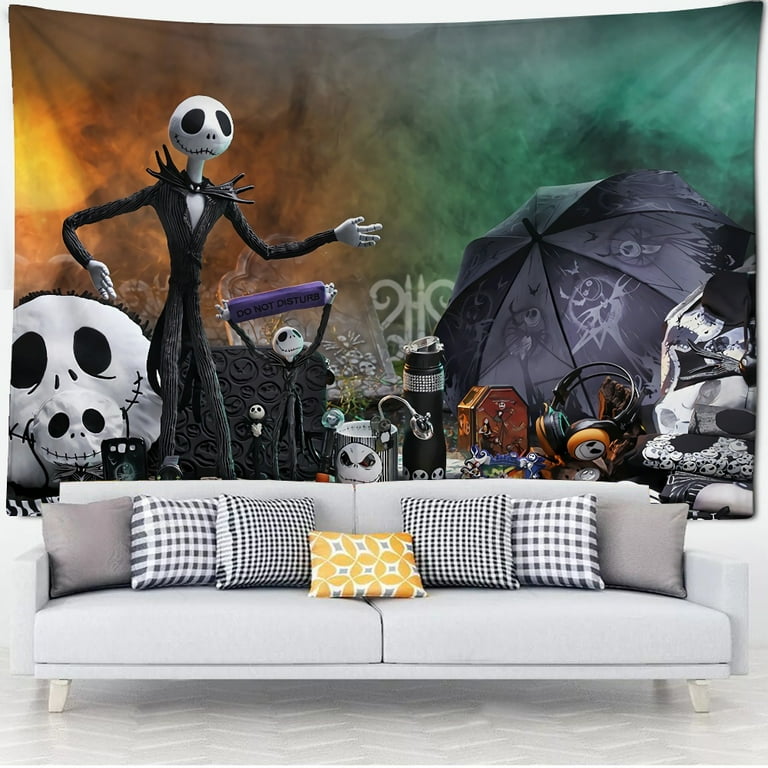 Halloween Tapestry Nightmare Before Christmas Wall Hanging