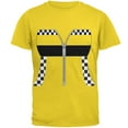 thumbnail image 1 of Halloween Taxi Driver Costume Cab Mens Soft T Shirt Yellow SM, 1 of 1