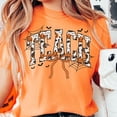 thumbnail image 1 of Halloween Teach Pumpkin Bow T-Shirt, Cute Teacher Graphic Tee, Retro Spooky Season Shirt, Fall Classroom Apparel Gift for Her - Orange, S, 1 of 3