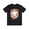 thumbnail image 1 of Halloween Teacher Appreciation Gift, Ghostly T-Shirt, Librarian Book Lover, 1 of 4