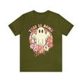 thumbnail image 1 of Halloween Teacher Appreciation Gift, Ghostly T-Shirt, Librarian Book Lover, 1 of 4