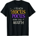 thumbnail image 1 of Halloween Teacher Math Hocus Pocus T-Shirt, 1 of 3
