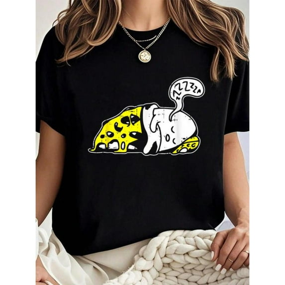 Halloween Tee Graphic Design T Shirt Cotton Soft Comfort Tops Vintage Short Sleeve Round Neck Black S-5XL