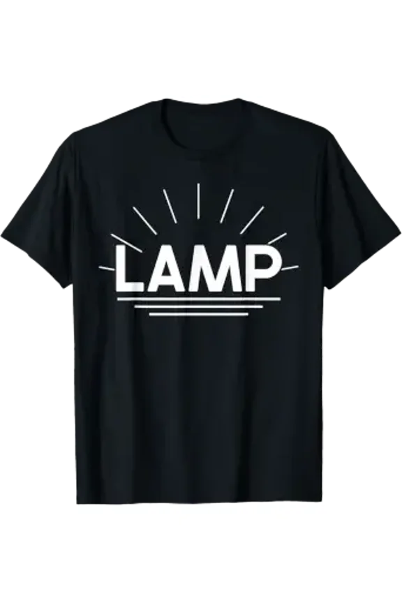 Halloween Tee Lamp Costume Moth Meme Couple Design T-Shirt