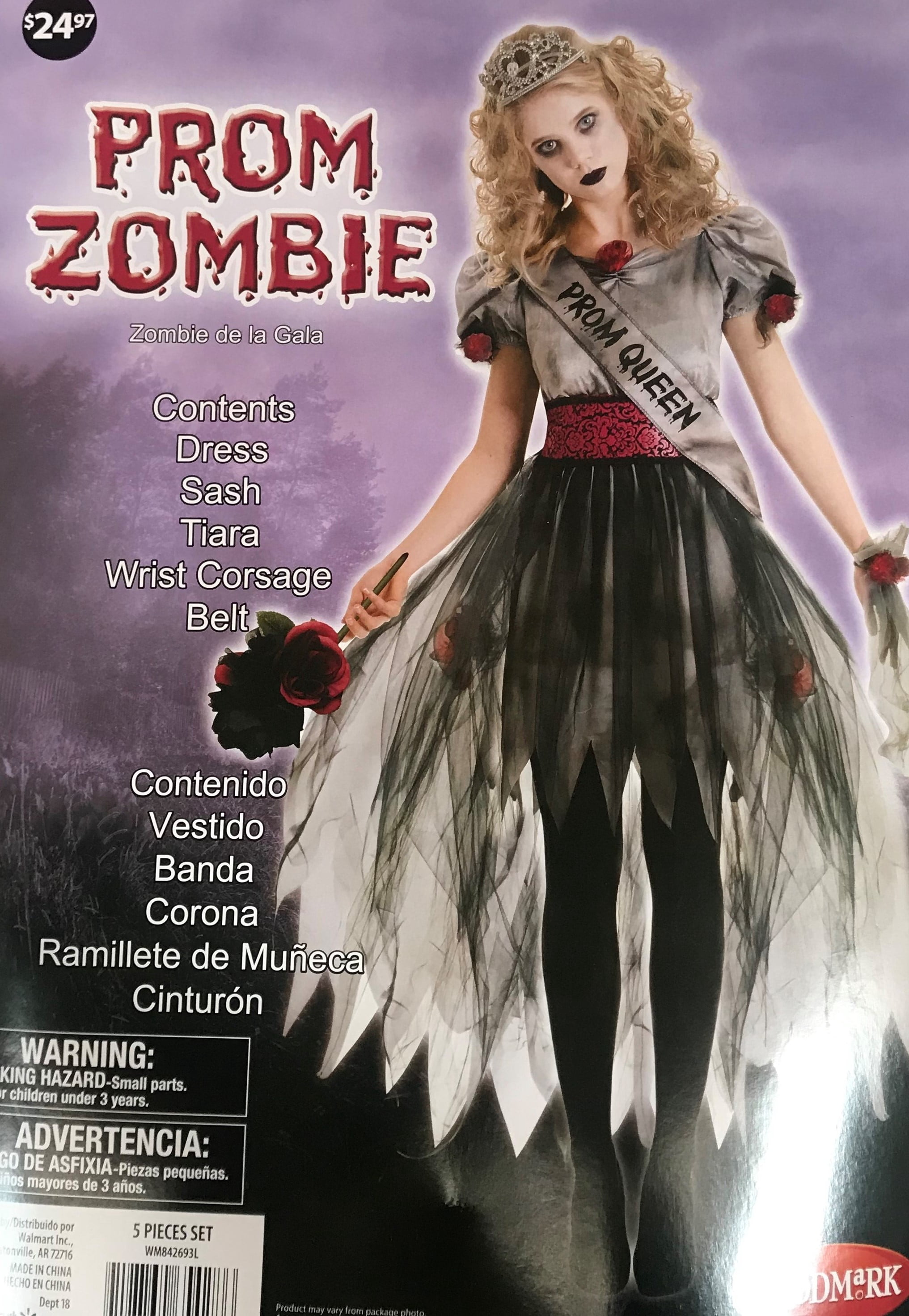 Halloween Teen Prom Zombie Juniors Lg