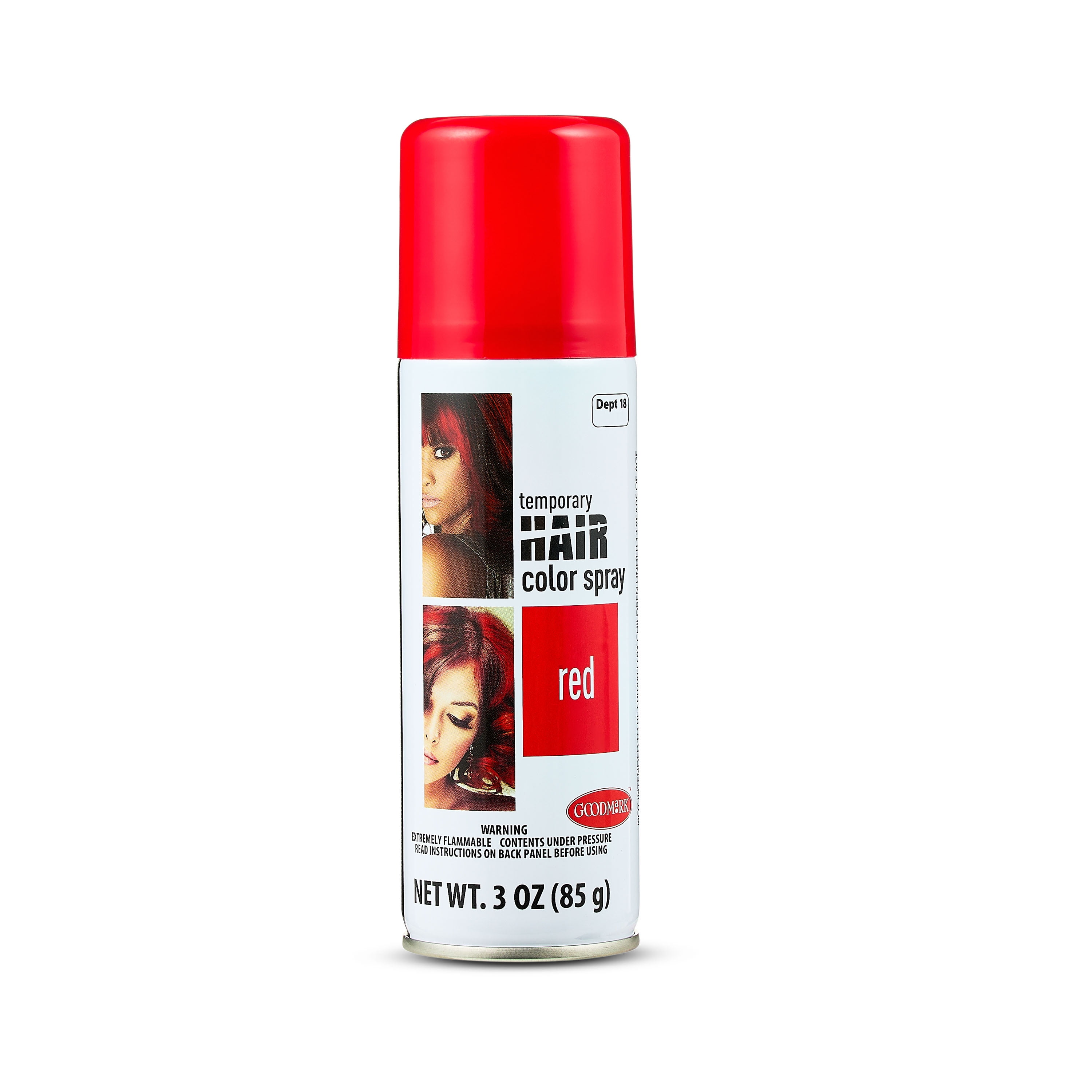 Halloween Temporary Hair Color Spray Red 3 oz by Goodmark