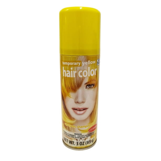 Halloween Temporary Hair Color Spray Yellow