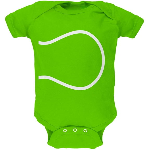 Halloween Tennis Ball Costume Soft Baby One Piece Apple 3-6 M