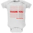 thumbnail image 1 of Halloween Thank You Bag Funny Costume Soft Baby One Piece White 9-12 M, 1 of 1