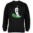thumbnail image 1 of Halloween The Ghost Pepper of Cinco De Mayo Mens Sweatshirt Black X-LG, 1 of 2