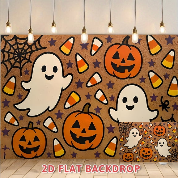 Halloween Themed Backdrop, Festival Party Decor Background Wall, Photography Shooting Setup, Suitable For Indoor And Outdoor Halloween Events, Bar And Restaurant Ambiance Creation