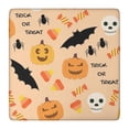 thumbnail image 1 of Halloween Themed Elastic Edge Table Cover 36x36 Inch Square - Features Festive Ghosts and Pumpkins Pattern for Seasonal Decor, 1 of 6