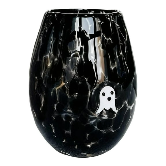 Halloween Themed Glass, 14 Ounce Drinking Cup, Reusable, Party & Juice Glass, Home Bar Drinkware, Halloween Cups