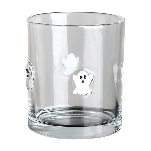 Halloween Themed Glasses Embossed Ghost Pumpkin Designs For Home Use