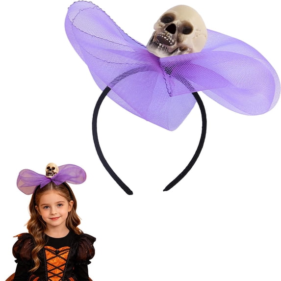 Halloween Themed Headband Decorative Hair Hoop, Classic Holiday Headwear for Women, Great for Halloween, Christmas, Wedding Events and Daily Dress Matching