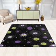 thumbnail image 1 of Halloween Themed Pattern 80''x58'' Extra Large Plush Memory Foam Rug, Soft, Absorbent, Non Slip, 1 of 7