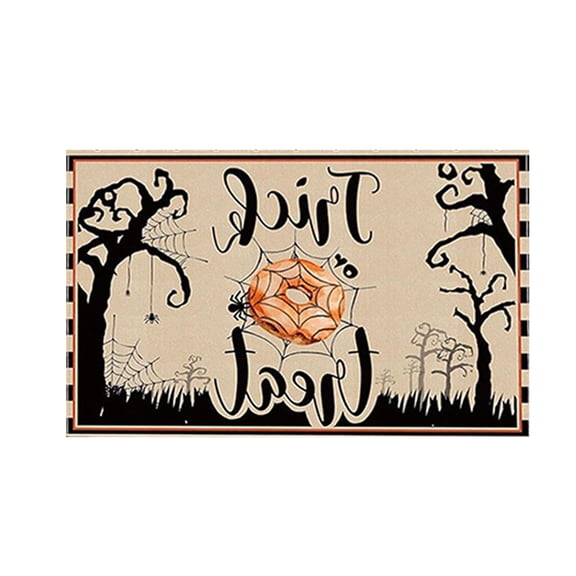 Halloween Themed Placemat For Dining Table Kitchen And Living Room Decorative Holiday Dinner Mat Heat Clear Table Mat for Toddler Dining Room Table Set for 8 with Leaf Dinning Table Place Mats 8