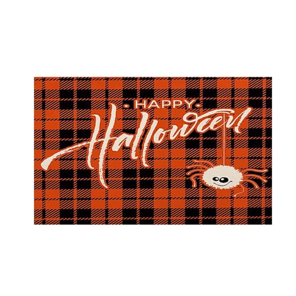 Halloween Themed Placemat For Dining Table Kitchen And Living Room Decorative Holiday Dinner Mat Heat Clear Table Mat for Toddler Dining Room Table Set for 8 with Leaf Dinning Table Place Mats 8