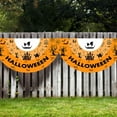 thumbnail image 1 of Halloween Themed Polyester Banner - Multi Hook Hanging Decor for Fence Wall & Seasonal Celebration​​(I), 1 of 6