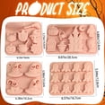 thumbnail image 1 of Halloween Themed Silicone Molds, Pumpkin Bat Witch Hat Shaped Non-Stick Baking Molds for DIY Gummies, Fondant, Cupcake Toppers & Holiday Desserts, 1 of 5