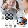 thumbnail image 1 of Halloween Themed Stainless Steel Keychain, Unique Metal Festival Pendant for Keys Backpack Zipper Decor Party Favor, 1 of 6