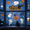 thumbnail image 1 of Halloween Themed Static Window Clings, Reusable Seasonal Decals for Indoor Glass & Mirror Holiday Halloween Decoration, 1 of 4