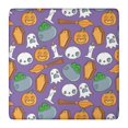 thumbnail image 1 of Halloween Themed Table Cover with Elastic Edge 36x36 Inch Square - Features Ghosts and Pumpkins Pattern for Festive Seasonal Table Protection, 1 of 6