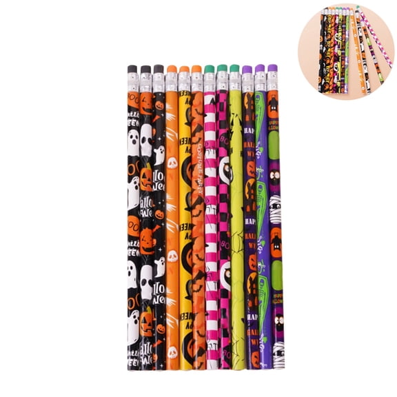 Eraser Add Halloween Pencils